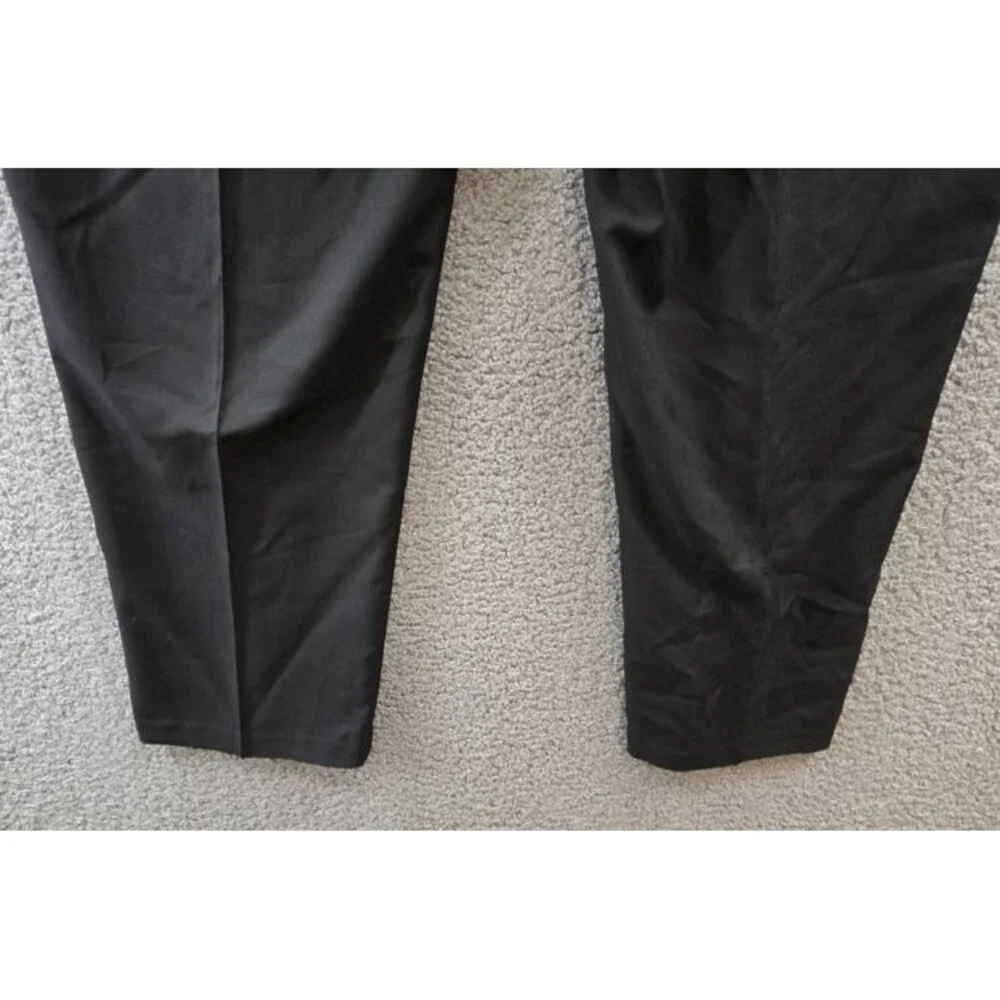 Haggar Smart Wash Classic Fit Suit Separates Pants Men's 44x30 Black Hook & Bar